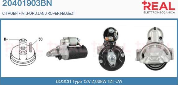REAL 20401903BN - Démarreur droxauto.com