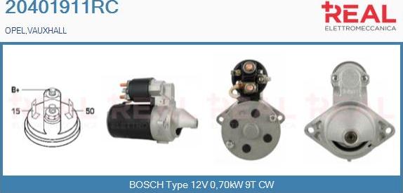 REAL 20401911RC - Démarreur droxauto.com