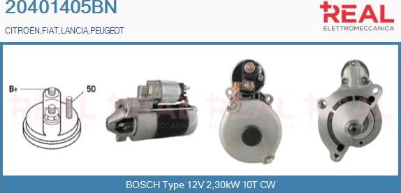REAL 20401405BN - Démarreur droxauto.com