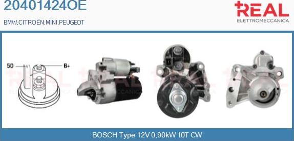 REAL 20401424OE - Démarreur droxauto.com