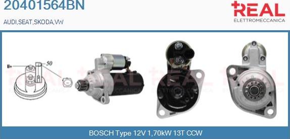 REAL 20401564BN - Démarreur droxauto.com