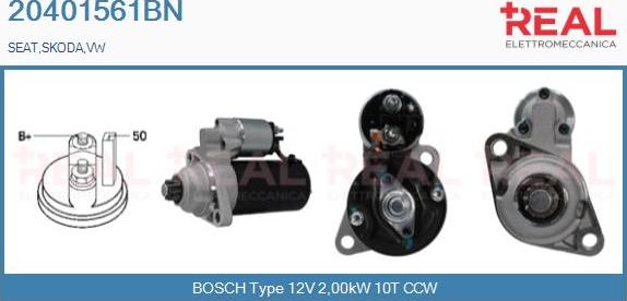 REAL 20401561BN - Démarreur droxauto.com