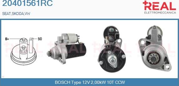 REAL 20401561RC - Démarreur droxauto.com
