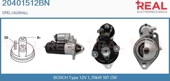 REAL 20401512BN - Démarreur droxauto.com
