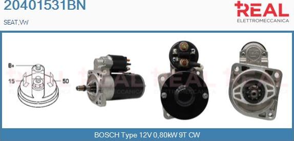 REAL 20401531BN - Démarreur droxauto.com