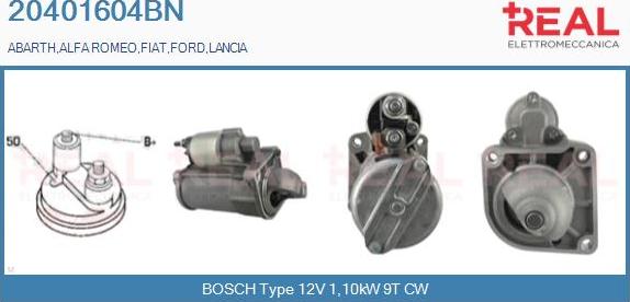 REAL 20401604BN - Démarreur droxauto.com