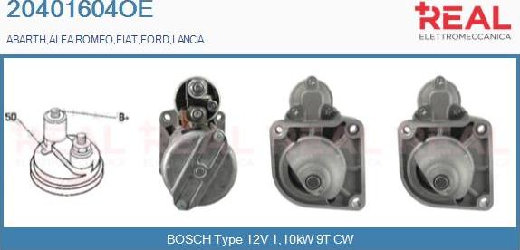 REAL 20401604OE - Démarreur droxauto.com