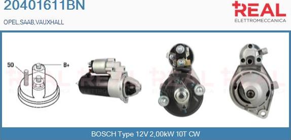 REAL 20401611BN - Démarreur droxauto.com