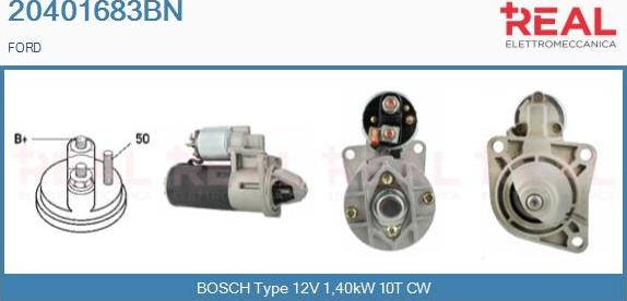 REAL 20401683BN - Démarreur droxauto.com