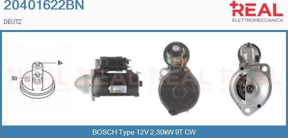 REAL 20401622BN - Démarreur droxauto.com