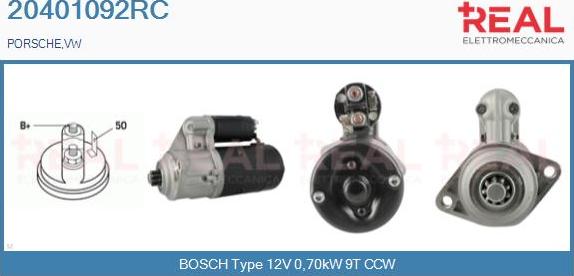 REAL 20401092RC - Démarreur droxauto.com