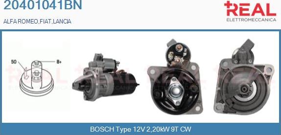 REAL 20401041BN - Démarreur droxauto.com