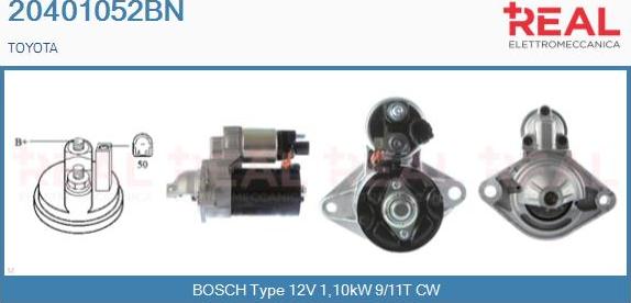 REAL 20401052BN - Démarreur droxauto.com