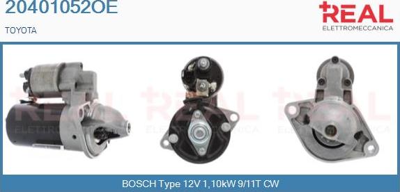 REAL 20401052OE - Démarreur droxauto.com