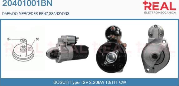 REAL 20401001BN - Démarreur droxauto.com