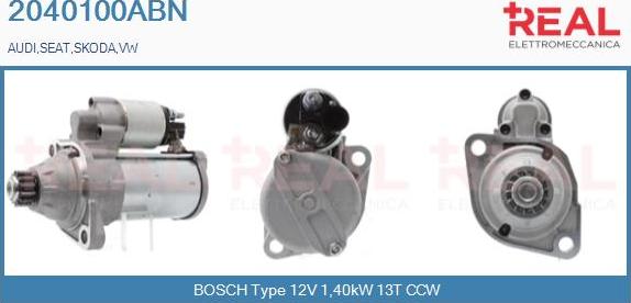REAL 2040100ABN - Démarreur droxauto.com
