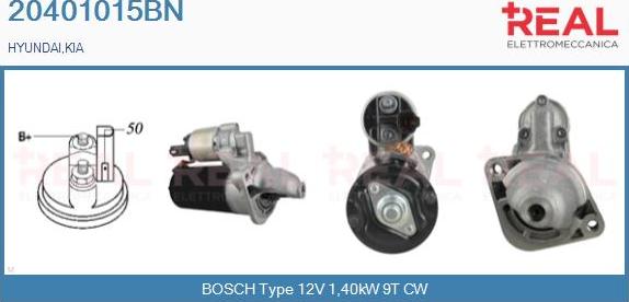 REAL 20401015BN - Démarreur droxauto.com