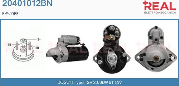 REAL 20401012BN - Démarreur droxauto.com