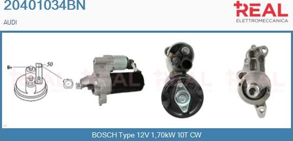 REAL 20401034BN - Démarreur droxauto.com