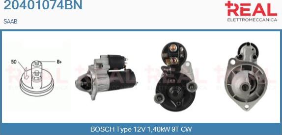 REAL 20401074BN - Démarreur droxauto.com