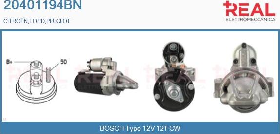 REAL 20401194BN - Démarreur droxauto.com