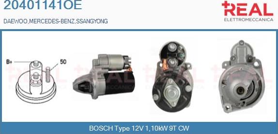 REAL 20401141OE - Démarreur droxauto.com