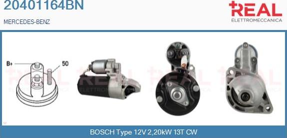 REAL 20401164BN - Démarreur droxauto.com