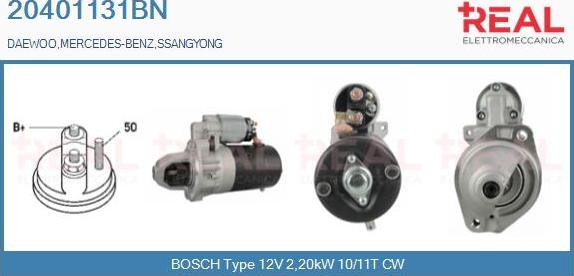REAL 20401131BN - Démarreur droxauto.com