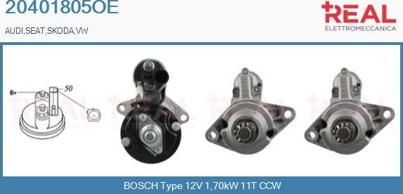 REAL 20401805OE - Démarreur droxauto.com