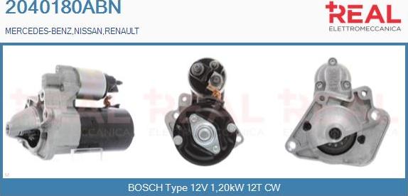 REAL 2040180ABN - Démarreur droxauto.com