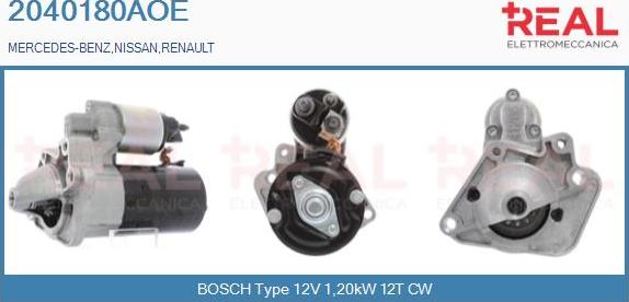 REAL 2040180AOE - Démarreur droxauto.com