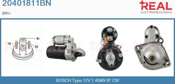 REAL 20401811BN - Démarreur droxauto.com