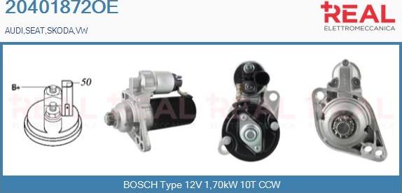 REAL 20401872OE - Démarreur droxauto.com