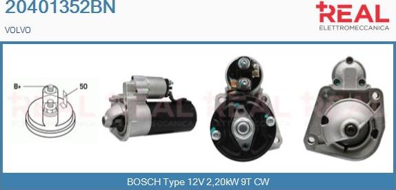REAL 20401352BN - Démarreur droxauto.com