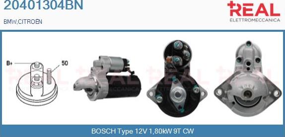 REAL 20401304BN - Démarreur droxauto.com