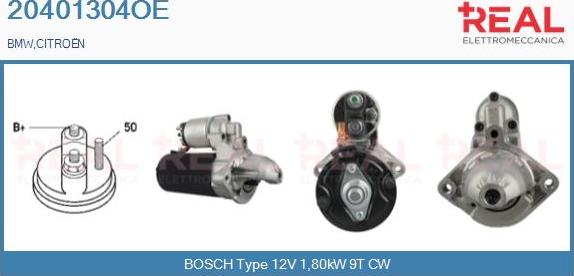 REAL 20401304OE - Démarreur droxauto.com