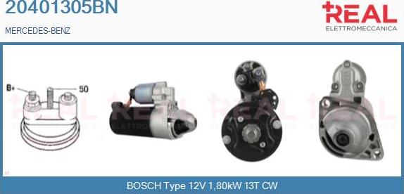 REAL 20401305BN - Démarreur droxauto.com