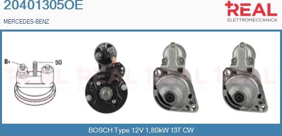 REAL 20401305OE - Démarreur droxauto.com