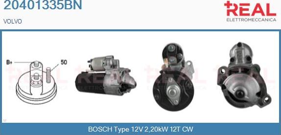 REAL 20401335BN - Démarreur droxauto.com