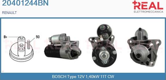 REAL 20401244BN - Démarreur droxauto.com