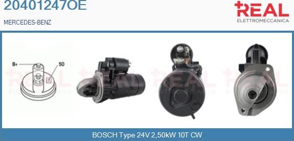 REAL 20401247OE - Démarreur droxauto.com
