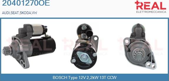 REAL 20401270OE - Démarreur droxauto.com