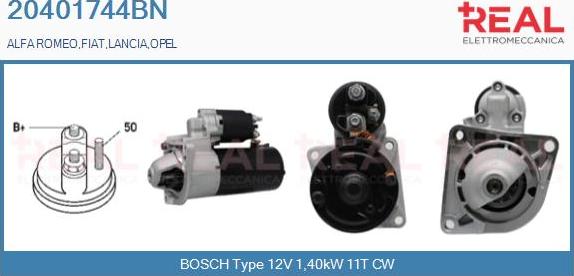 REAL 20401744BN - Démarreur droxauto.com