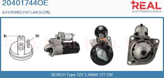 REAL 20401744OE - Démarreur droxauto.com