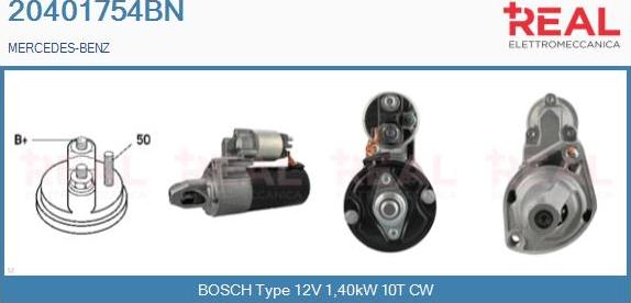 REAL 20401754BN - Démarreur droxauto.com