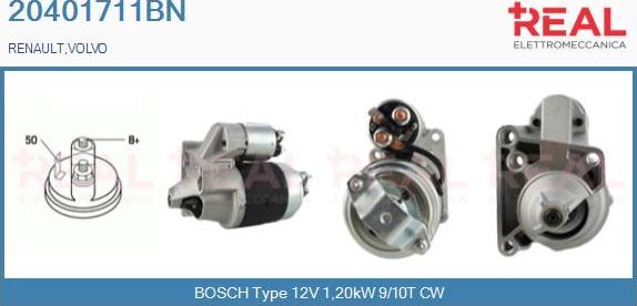 REAL 20401711BN - Démarreur droxauto.com