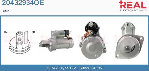 REAL 20432934OE - Démarreur droxauto.com