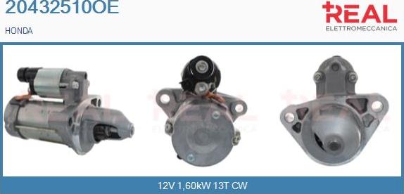 REAL 20432510OE - Démarreur droxauto.com