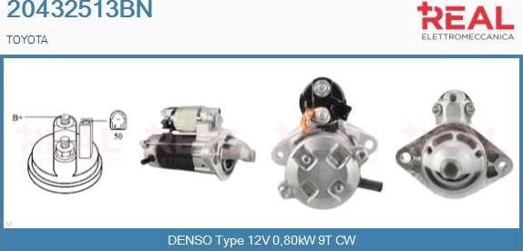 REAL 20432513BN - Démarreur droxauto.com