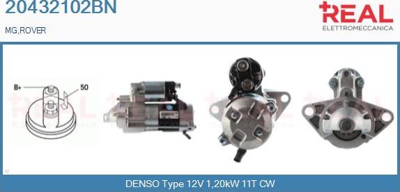 REAL 20432102BN - Démarreur droxauto.com